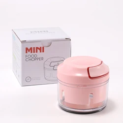 Amazon Hot sale vegetable slicer MiNi manual garlic masher Hand powered meat chopper vegetable cutter for Kitchen Gadgets