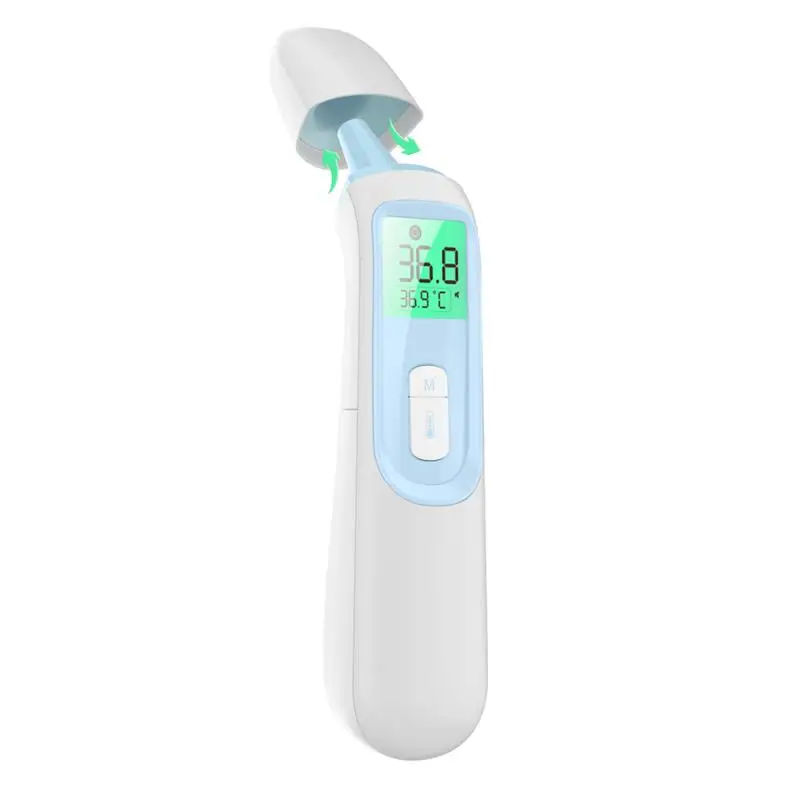 Digital Infrared Body Temperature Thermometer Infrared Termometro Forehead Ear Fever Digital Medical Noncontact Termometro