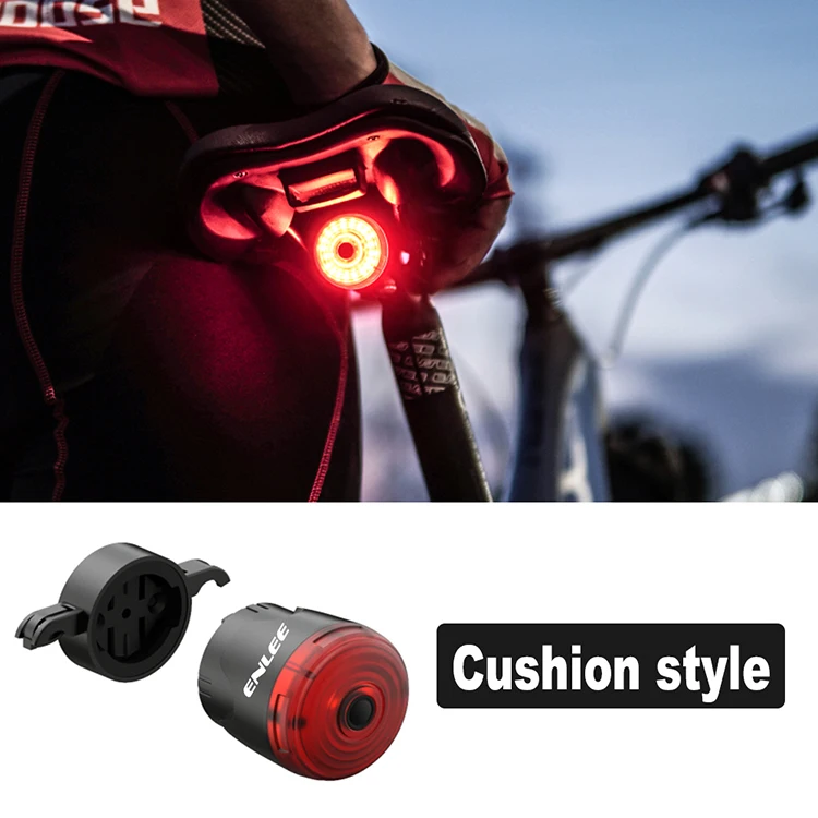 Waterproof Smart Bicycle Light Lamp USB Rechargeable Safety Warning Mountain Bike Rear Light