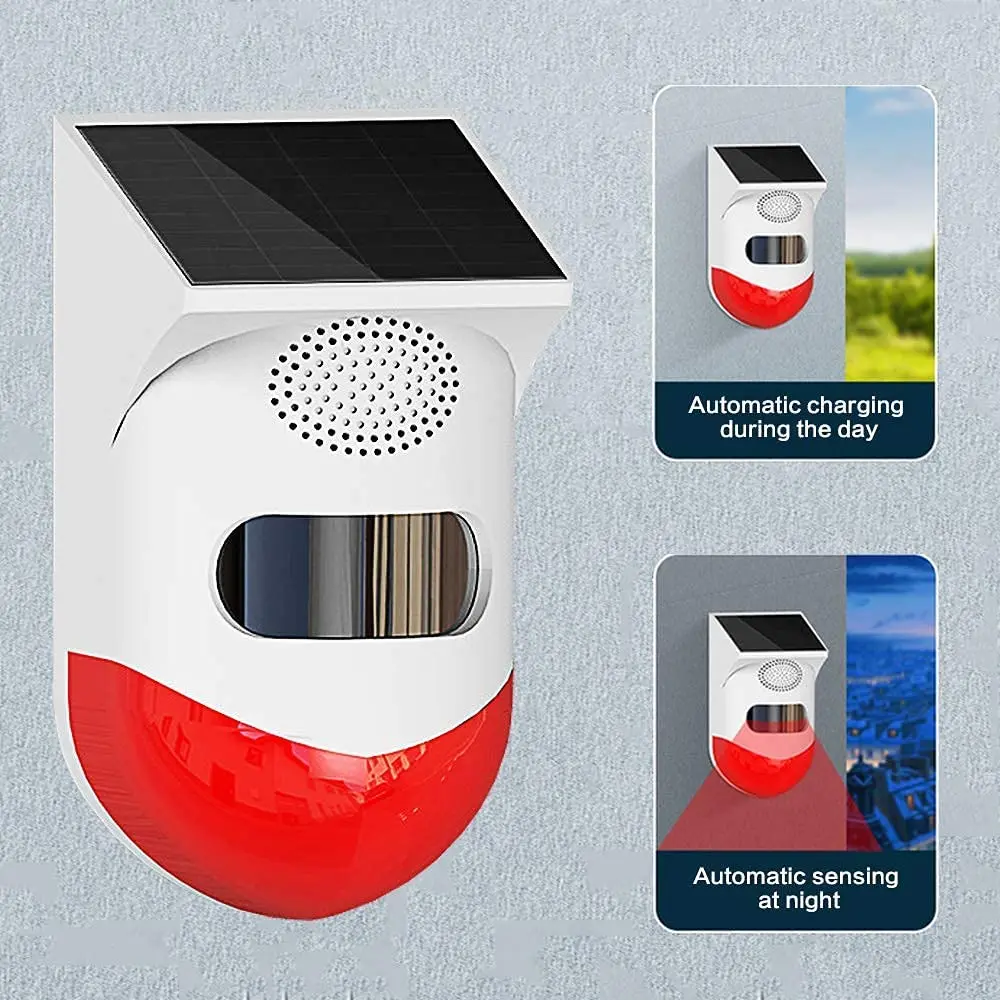 burglar alarm security alarm system products SOLAR charging remote control alarm