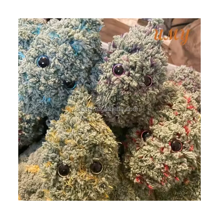 Nug Plush Nouglas Nugge Herbie Buds Cheveux Au Amigurumi Crochet Tricot Handmade Anti Stress Relief Toys For Adults