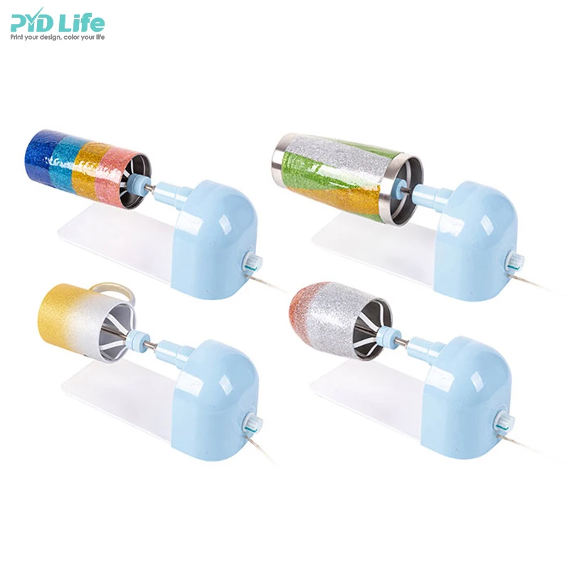 PYD Life новейший RTS синяя USB линия сделай сам крафтовый стакан пресс-кружка вращающийся Спиннер многофункциональная машина для творчества сверкающий чашка