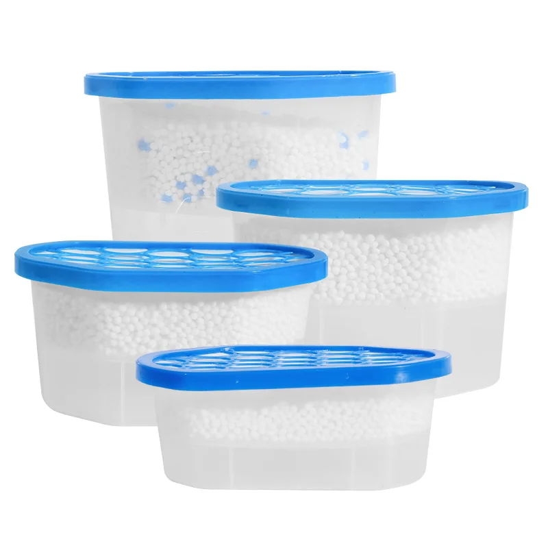 ODM OEM 300Ml 400Ml 500Ml 600Ml Mini Air Dehumidifier Box Moisture Absorbing Calcium Cloride Closet Dehumidifier Box For Home