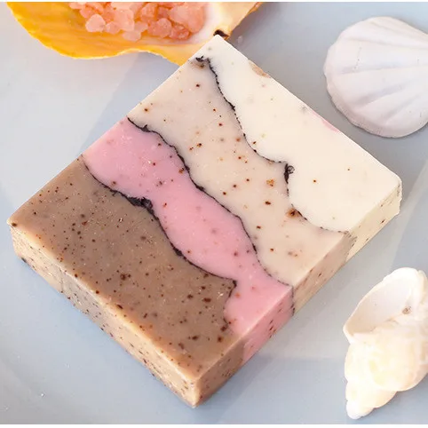 Private Logo Natural Herbal Gardenia Soap Bar Cold Press Essential Oil Multi-layer  Soap