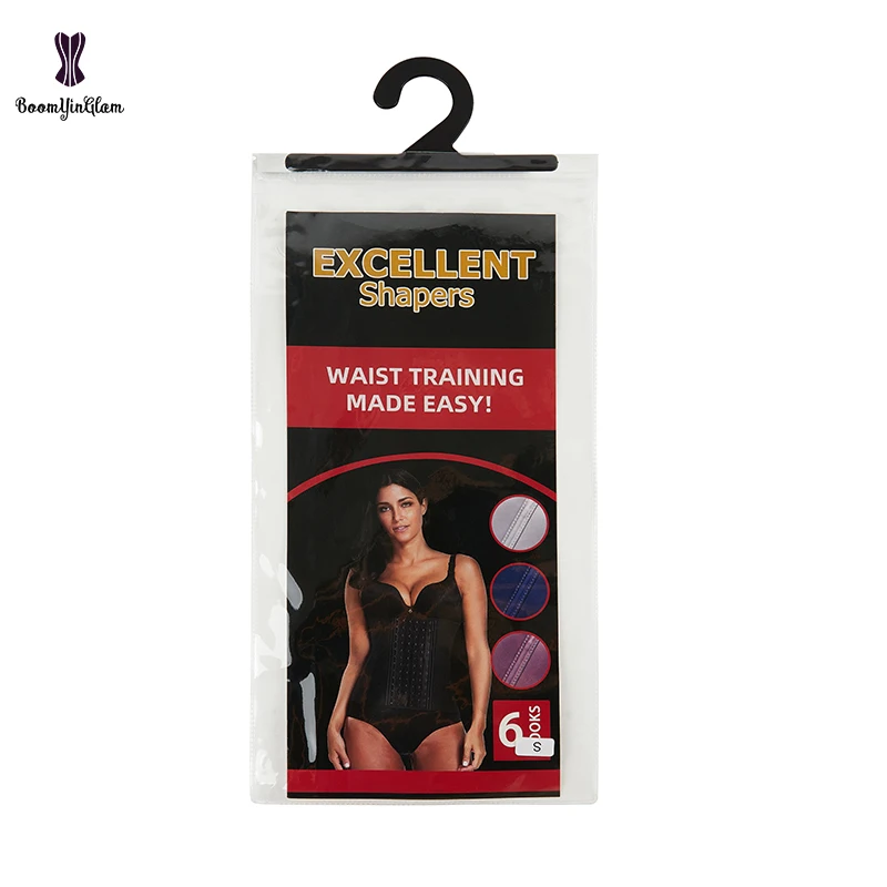 Custom Hook Packing Bag With Button For Waist Trainer & Corset