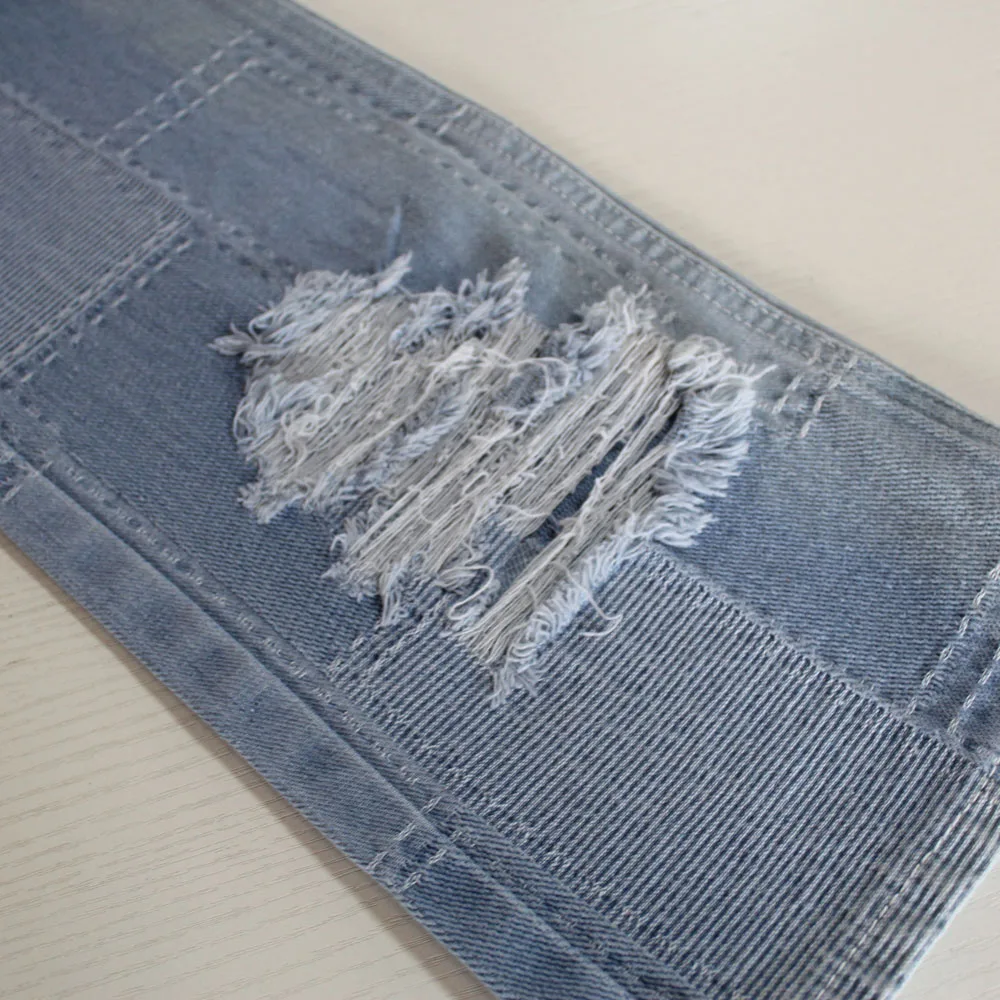high-quality comfortable Slub denim fabric 65 cotton stretch denim fabric Casual