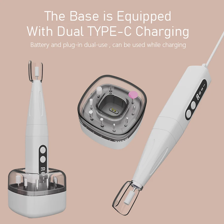 Machine Electric Professional Brushless Portable Rechargeable Set Cordless Nails Wireless Profesional Bit Pen For Nail Drill