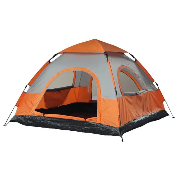 
OEM High Quality Multifunction Easy Pop Up Waterproof 6 Person 2 Layer Outdoor Camping Tent 