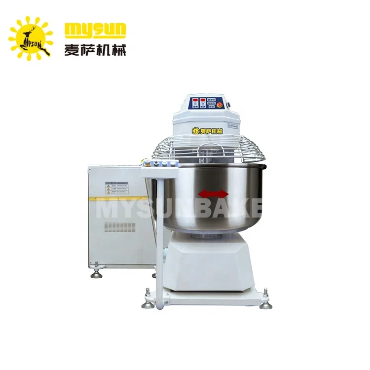 
italy standard 15 25 50 100 kg spiral dough food mixers manufacture from China 
