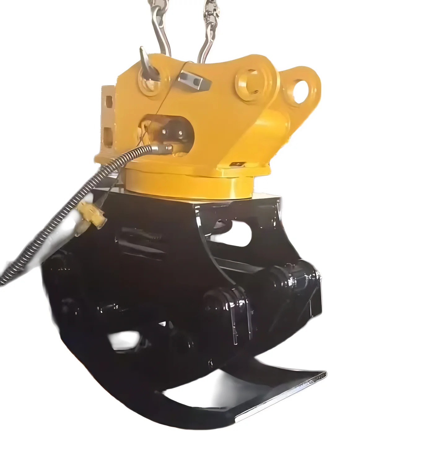 Hot Sale Carbon Steel Black Wood Grapple Hydraulic Excavator Log Grapple High Efficient Concrete Breaker Grapple