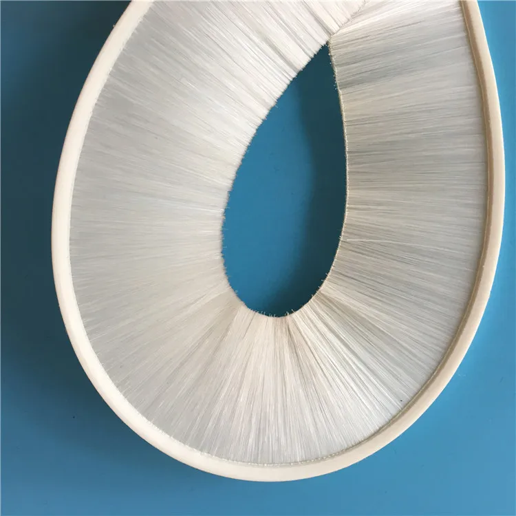 CMX hot-melting plastic channel flexible strip weather brush