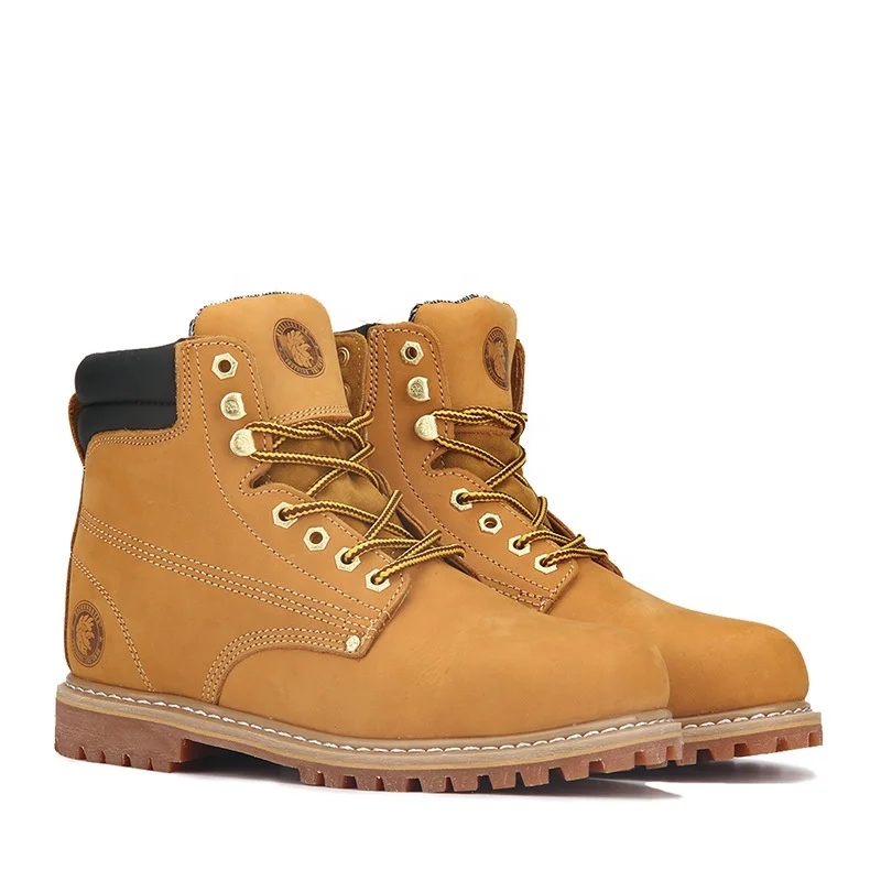 
Pop Style Autumn Winter Classic Rhubarb Boots High-Top Leather Works Outdoor Male Boots 