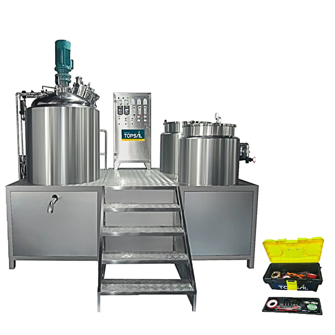 300L Professional Face Cream Vacuum Homogenizing Emulsifier Cosmetic Ointment Mixing Tank Body Lotion Making Machine