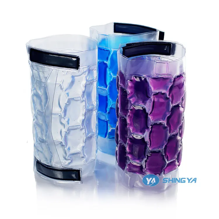 fashionable pvc wine bottle ge ice pack for promotional gift