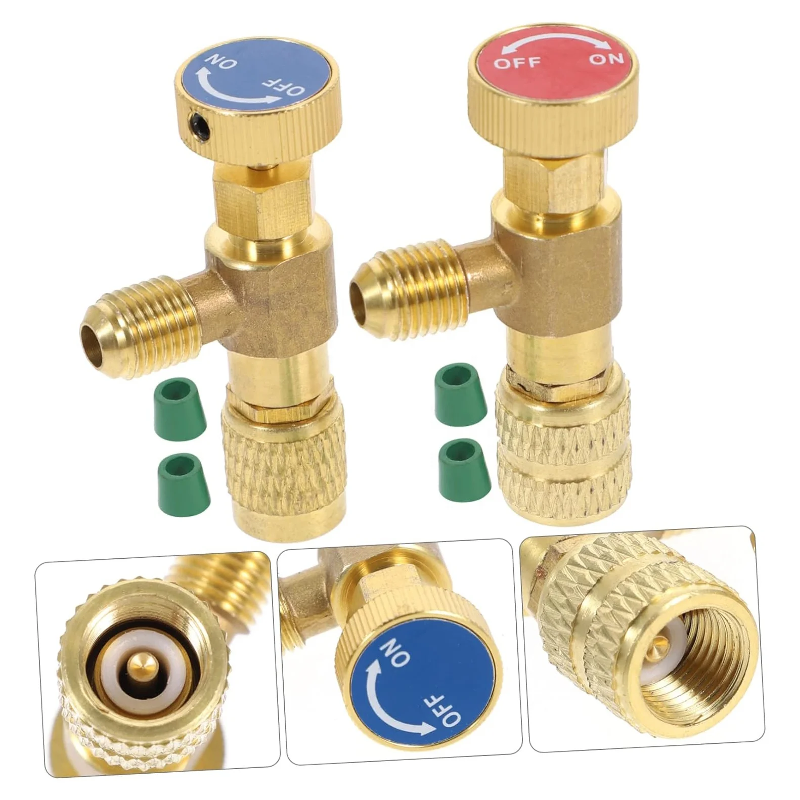 Air Conditioner Refrigerant Recharge Valves Safety Valve