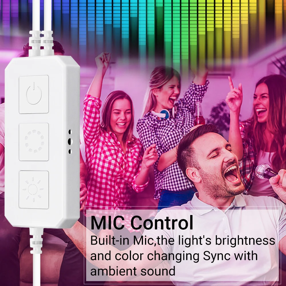 
Wholesale LED Light Strip Smart WiFi RGB 10M 300LEDs IP65 Waterproof LED Strip Light Wifi Remote Control Work With Alexa Google 