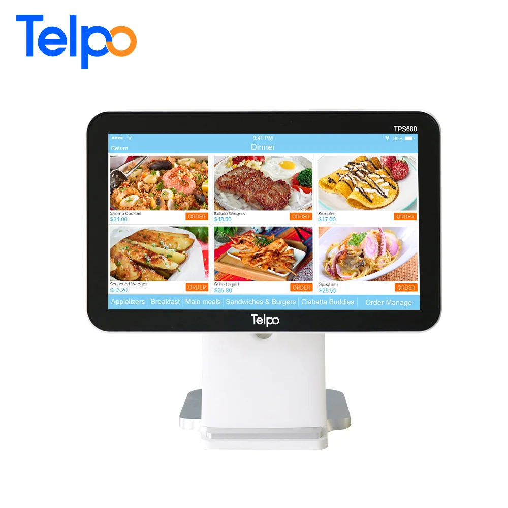 Telpo 15.6 inch Touch Screen POS machine All In One Cash Register for supermarket