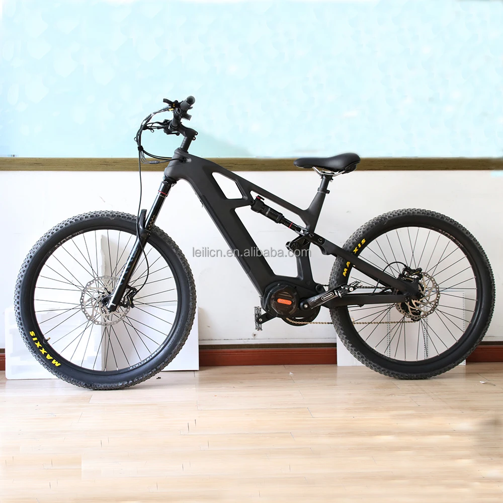 1000w bafang G510 48v mtb bike full suspension ebike mid drive motor carbon fiber frame e mountain bike