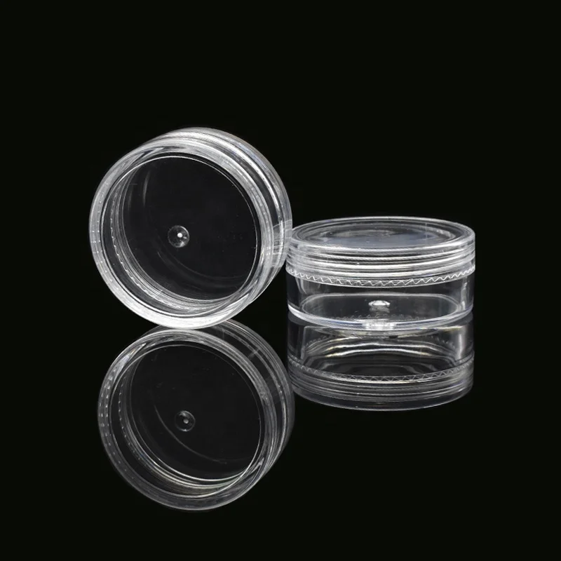 free sample plastic cosmetic traveling packing pots 20g 30g 40g 50g plastic cream jar hair wax container