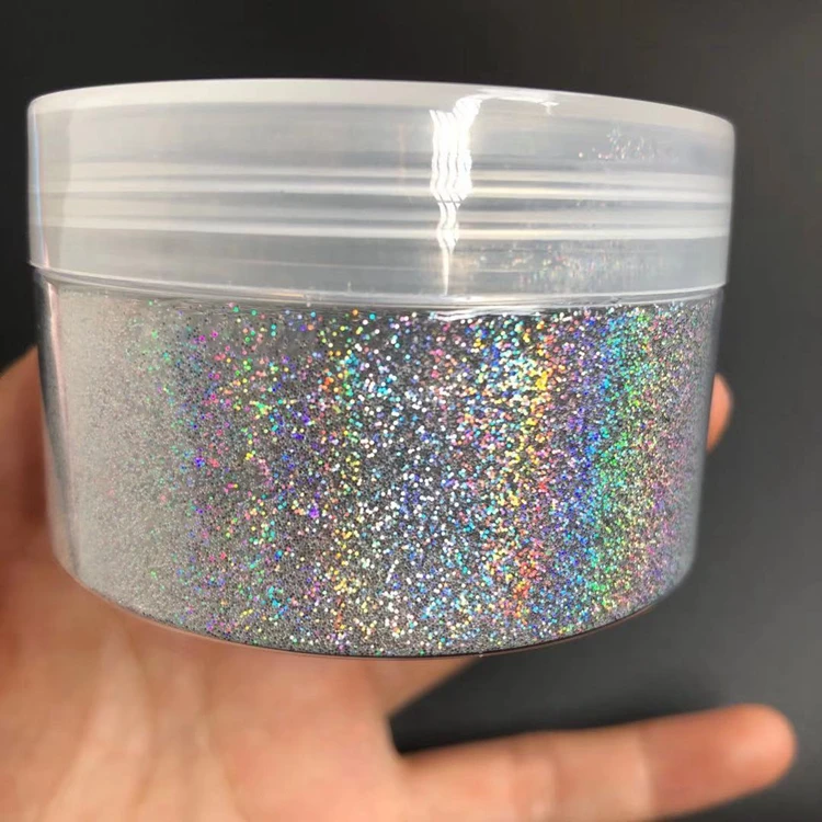 Wholesale Bulk Polyester Glitter 2oz Jar Holographic Glitter Shaker Bottle For Craft