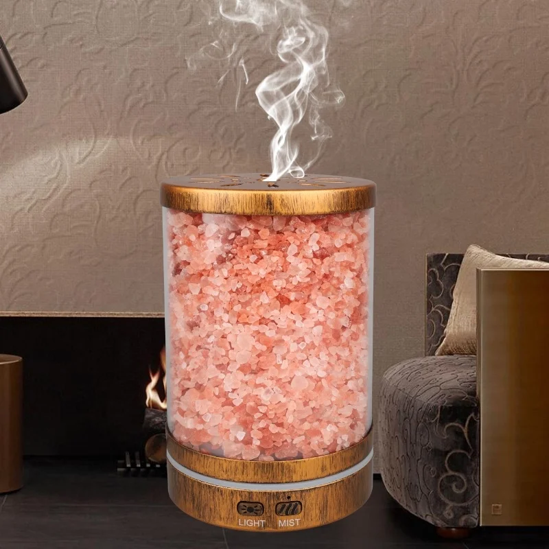 Hot Selling Salt Stone Crystal Aromatherapy Humidifier Conducive To Relieving Stress And Relaxing Ultrasonic Aroma Diffusers