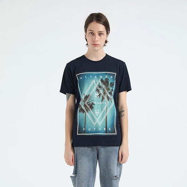 Мужская футболка с индивидуальным принтом, 100% хлопок, Повседневная футболка, пустые футболки