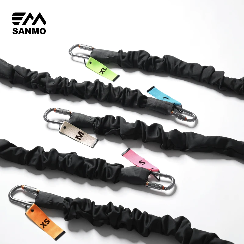 SANMO CE HOT SALE Adjustable Trampoline Jump Harness for fitness bungee cords Cord Equipment Aerial Yoga Bungee Jumping Fitness