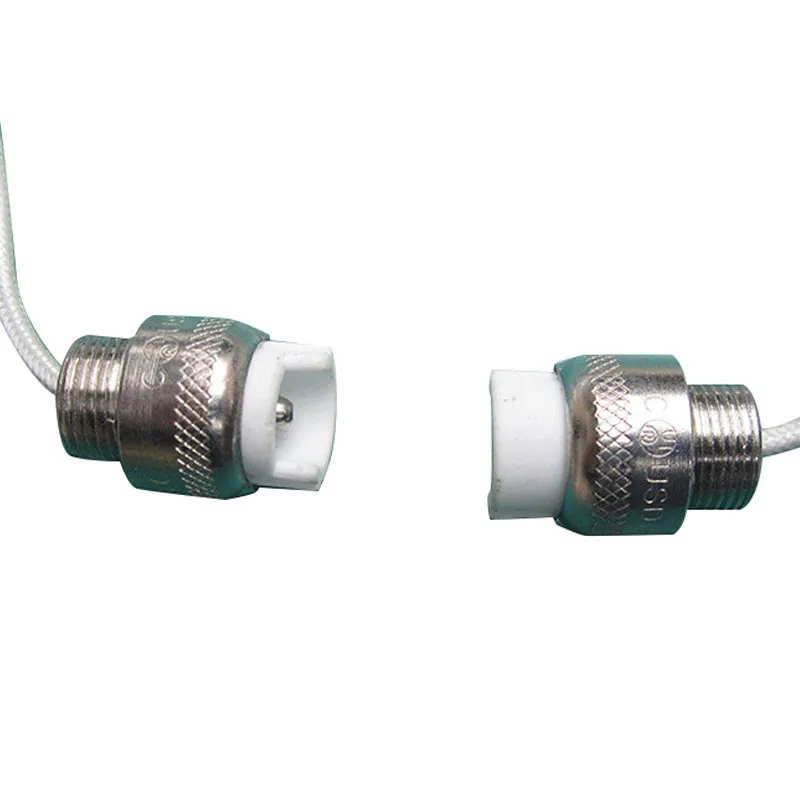 Nickle Steel Alloy R7S Lamp Socket 20CM 40CM Cable R7S Holder