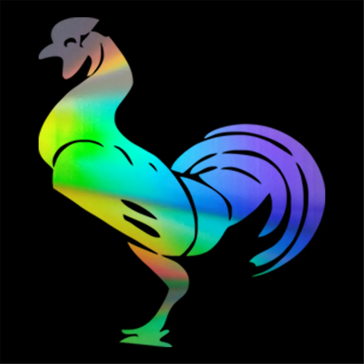 Cock Rooster Car Sticker Window Door Wall Bumper Laptop Truck Vinyl Decal Gift Die Cut Decals Laptop Window Glass