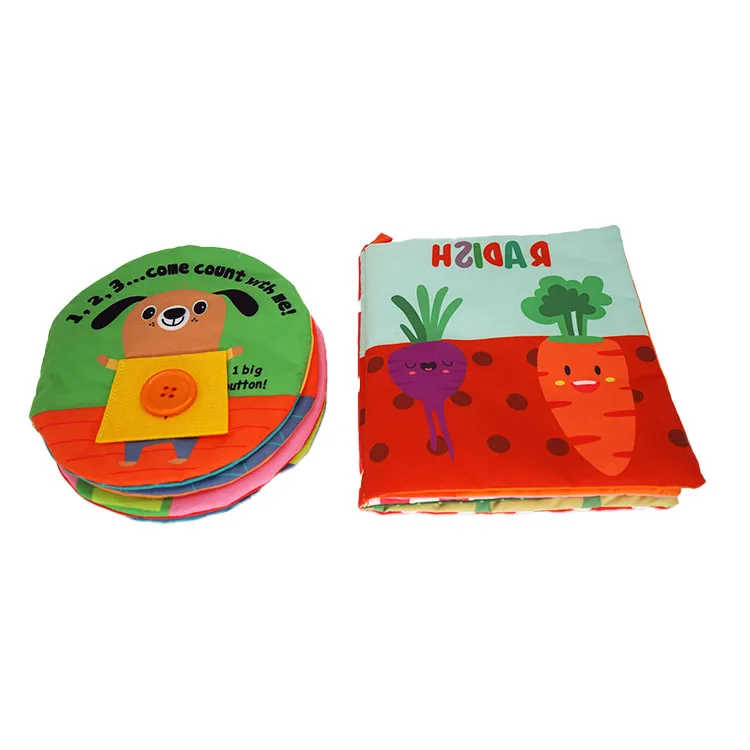 My Baby Adult Kids Print Soft Page Cover Educational Felt Finished Cloth Sensory Activity Busy Board Quiet Book Dressup Toy