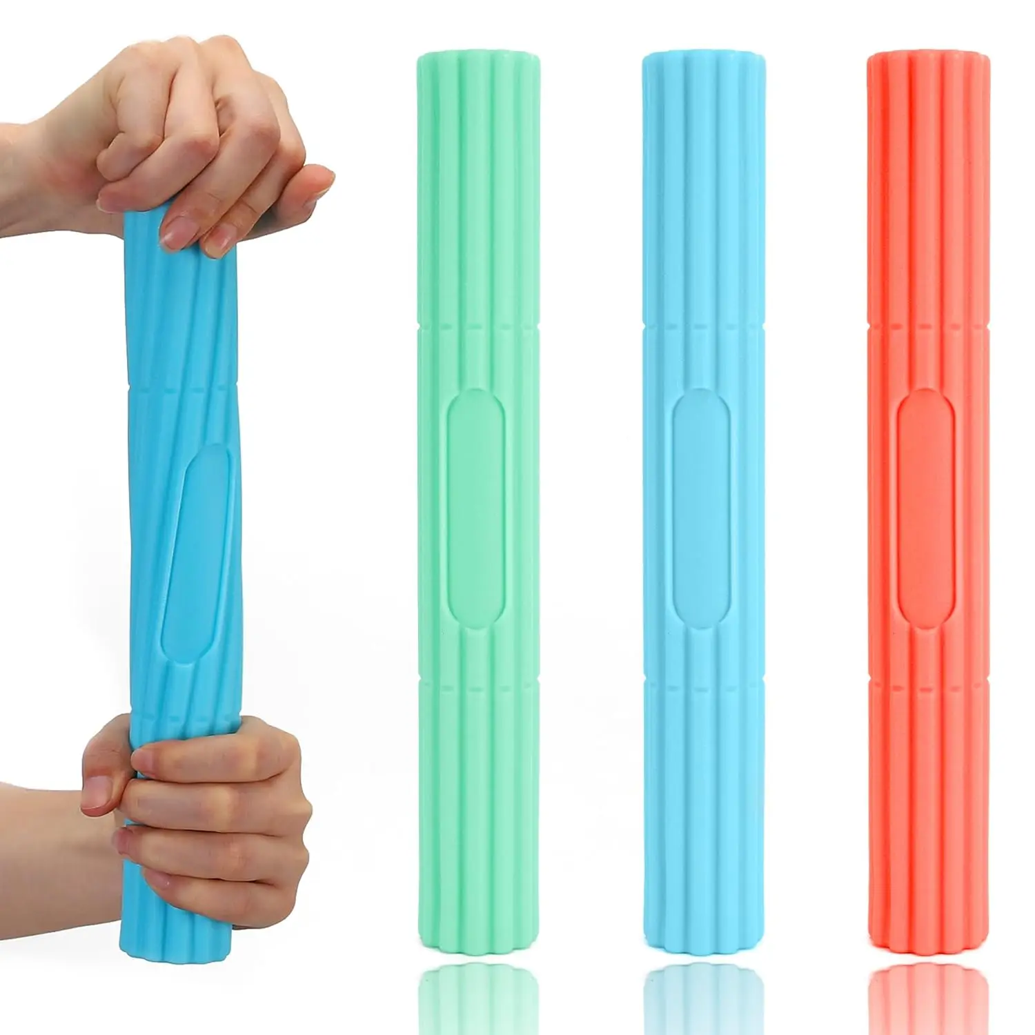 Strong and Flexible Non-Slip Grip Fitness Resistance Bar for Body Physical Therapy Flex Resistance Bar