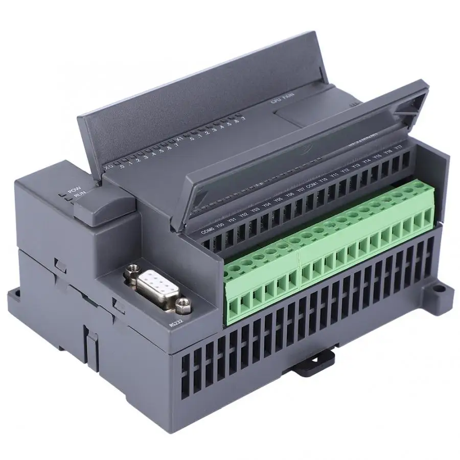 FX1N-32MR anti-interference high-speed 32-point industrial control board input 24 relay output PLC board with enclosure DC24V