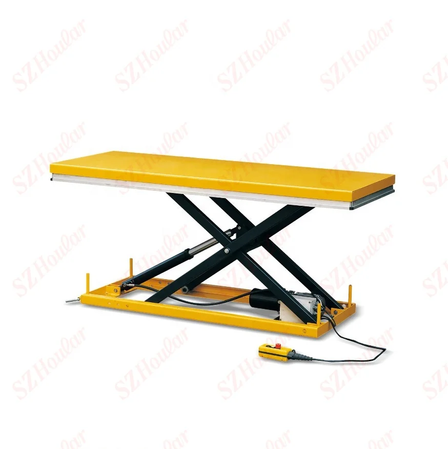 4 tons heavy duty scissor lift table 6 tons hydraulic lift table manufacturer lift table supplier large platform