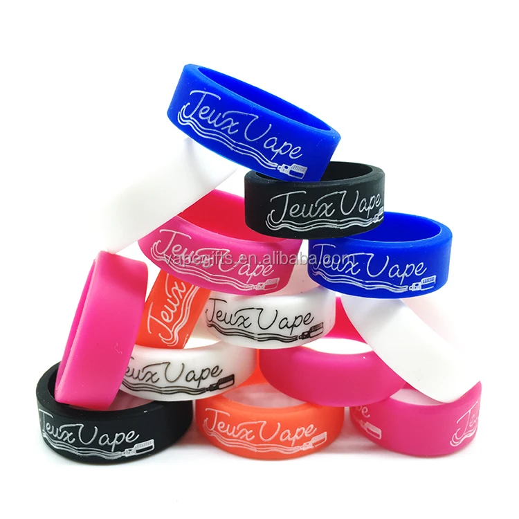 
OEM welcomed customized logo silicone vape band with all sizes  (62598324695)
