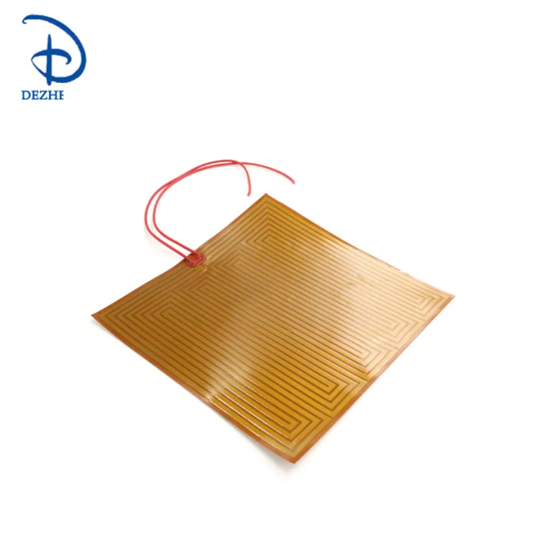 Kapton  Polyimide Heater PI Heating Film Plate Electric Heated Panel Pad Mat Electrotherma Flexible Adhesive Foil