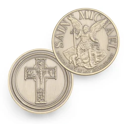 Jesus Christ Cross Brass Bulk Armor Of God Challenge Coin