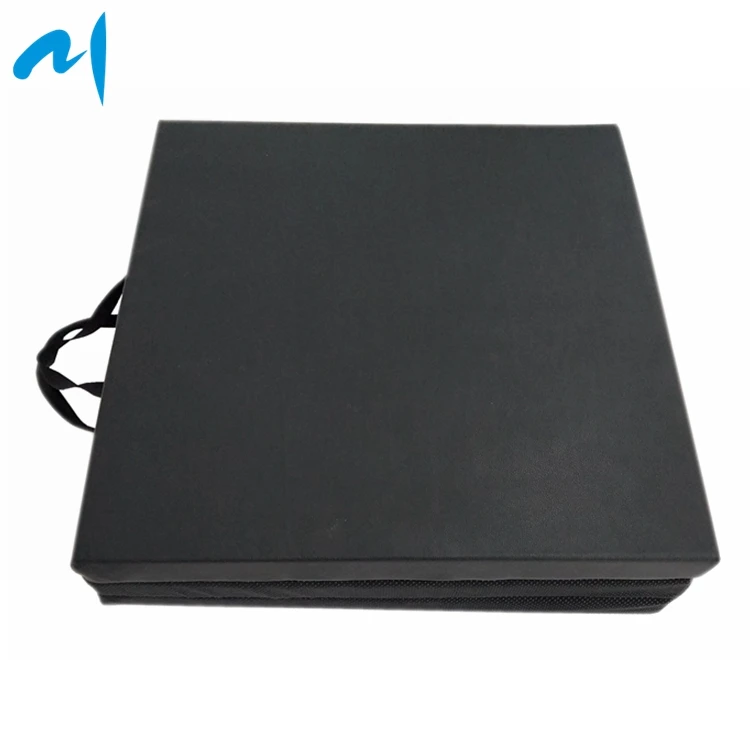 
Tri-folding Vinyl Gymnastics Crash Mats Anti-slip Black Color Cheap Gymnastic Mats for Sale 