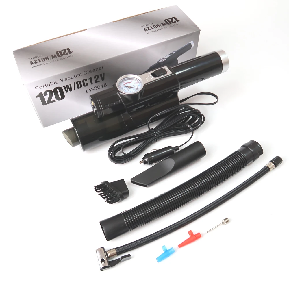 Wholesale price new 4 in 1 handheld vacuum cleaner mini high-power wired car vacuum cleaner