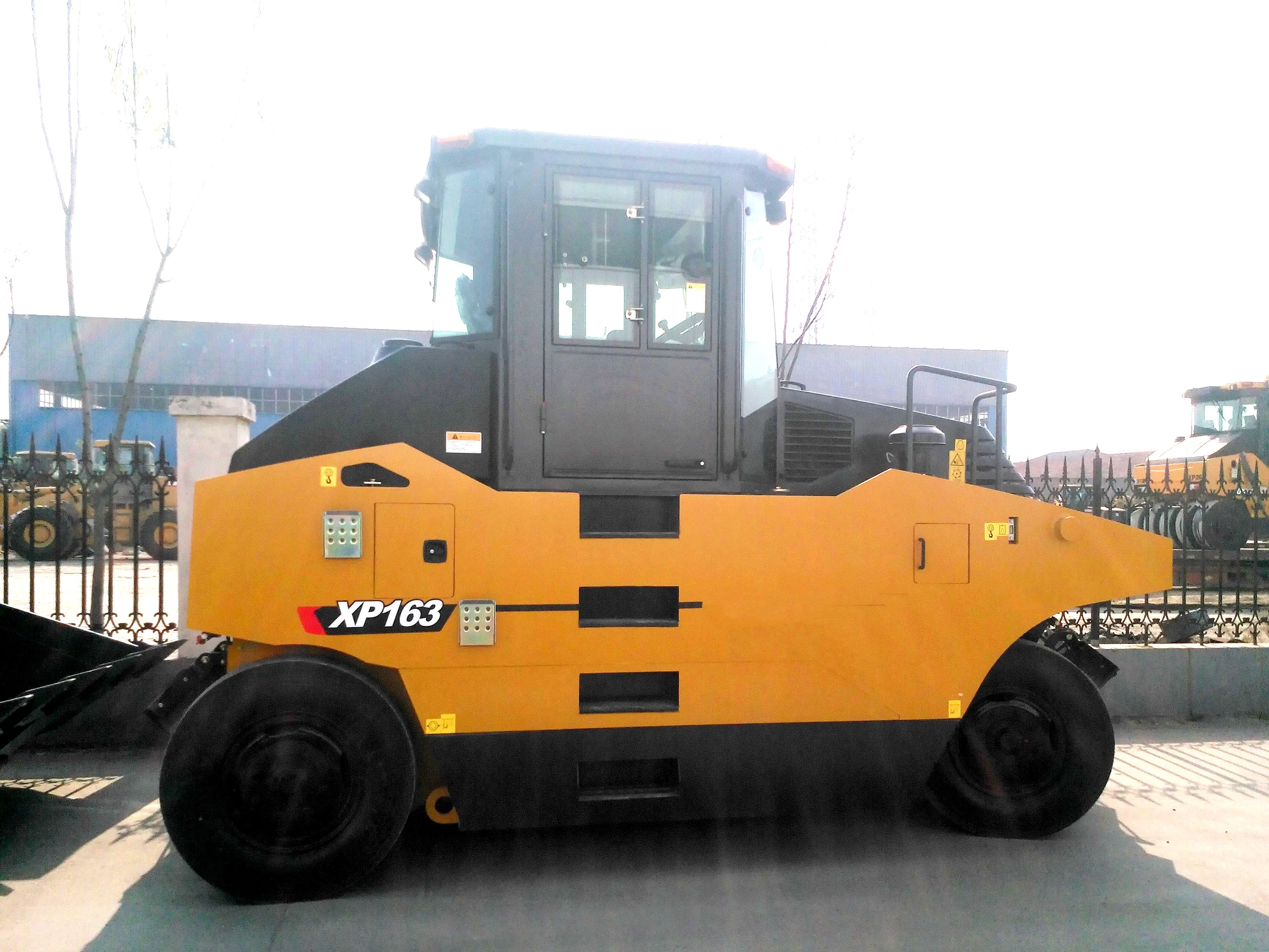 16 ton Hot Sale Road Roller Machine Pneumatic Rubber Tire Road Roller XP163 With CE