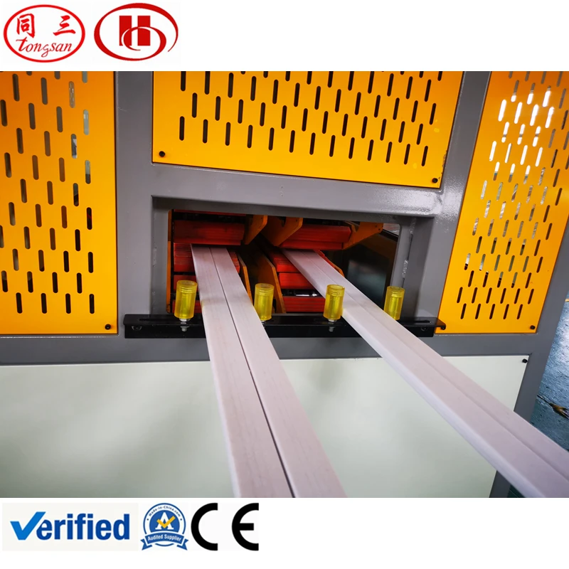 Plastic fence pole making machine using recycled plastic