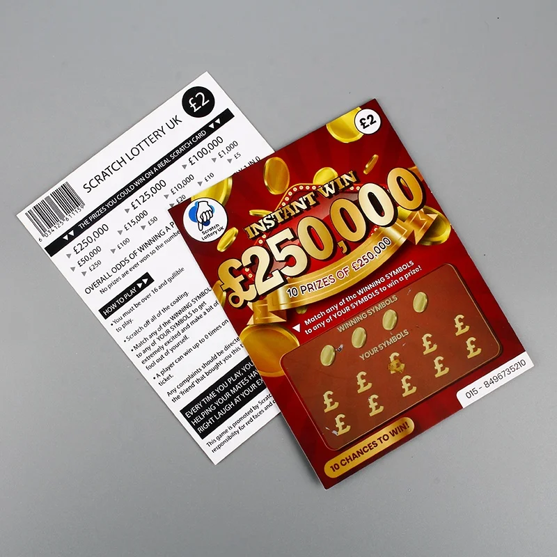 
High Quality Lottery Scratch Card Printing,Lottery Scratch Ticket 