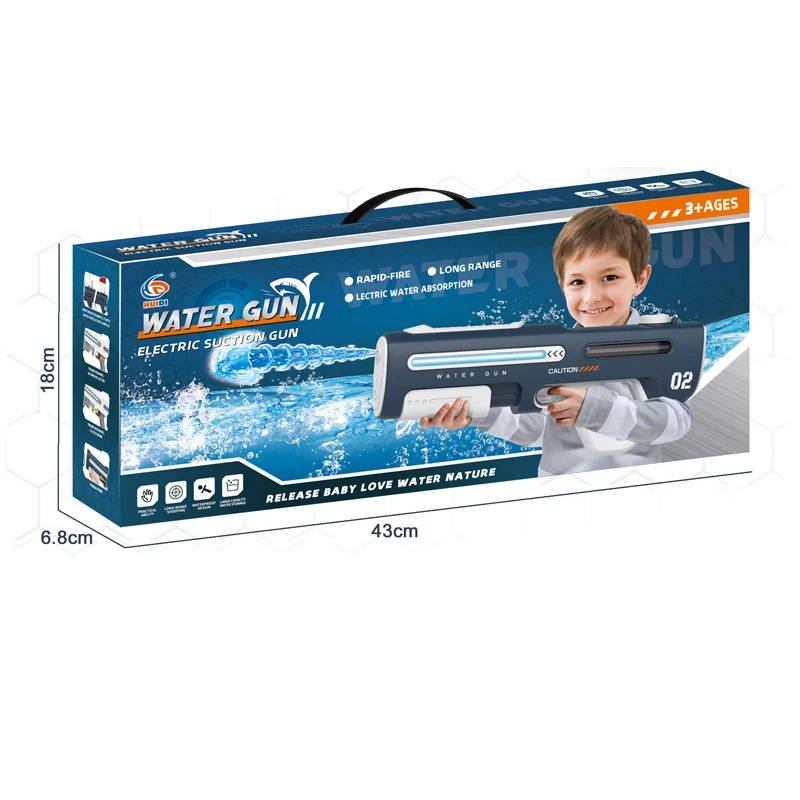 Outdoor Game Summer Water Playing Squirt Guns Toys Electric Automatic Shooting Water Gun Toy For Kids