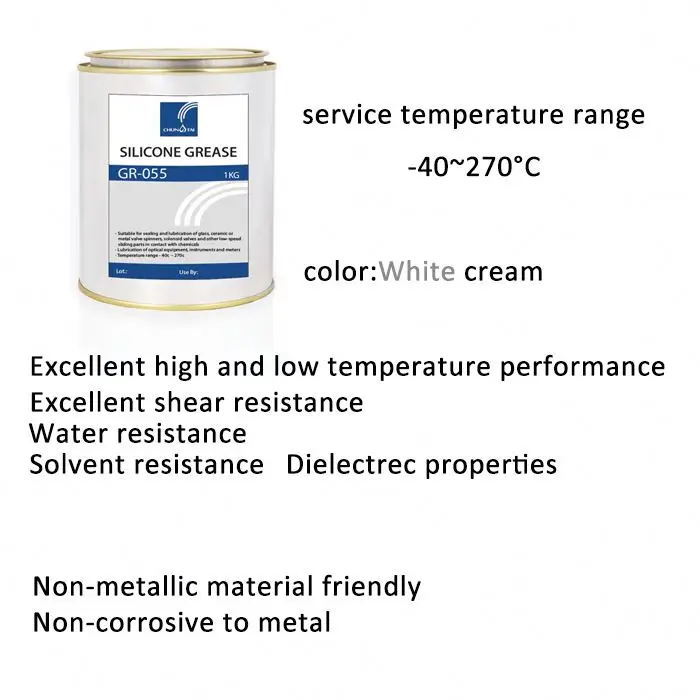 Lubricating anti rust spray thermal silicone grease High-Viscosity white Silicone grease