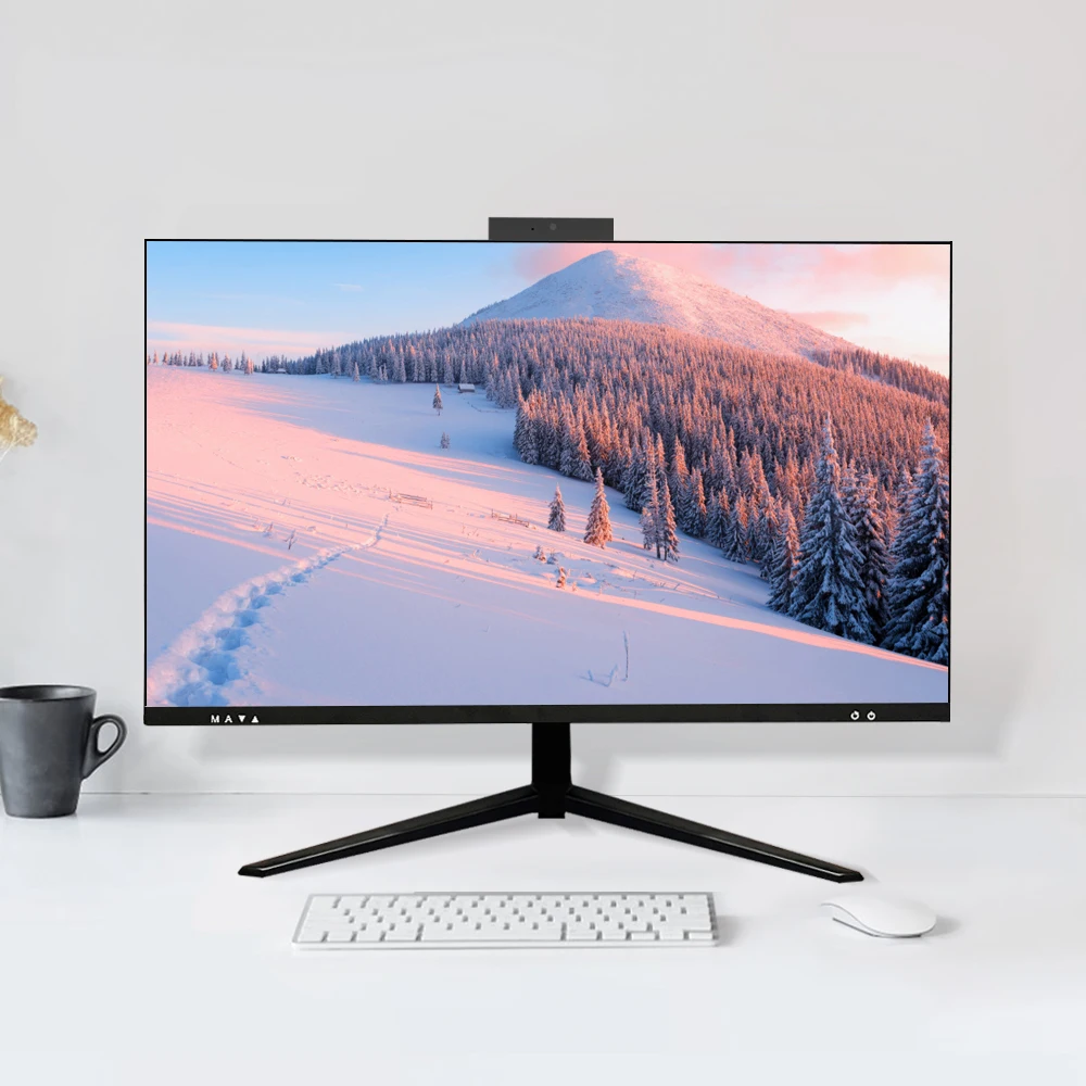High End Desktop Computer i5 8GB Ram 256G SSD Gaming Setup All-in-one Computers Built Camera All in 1 Gaming Pc