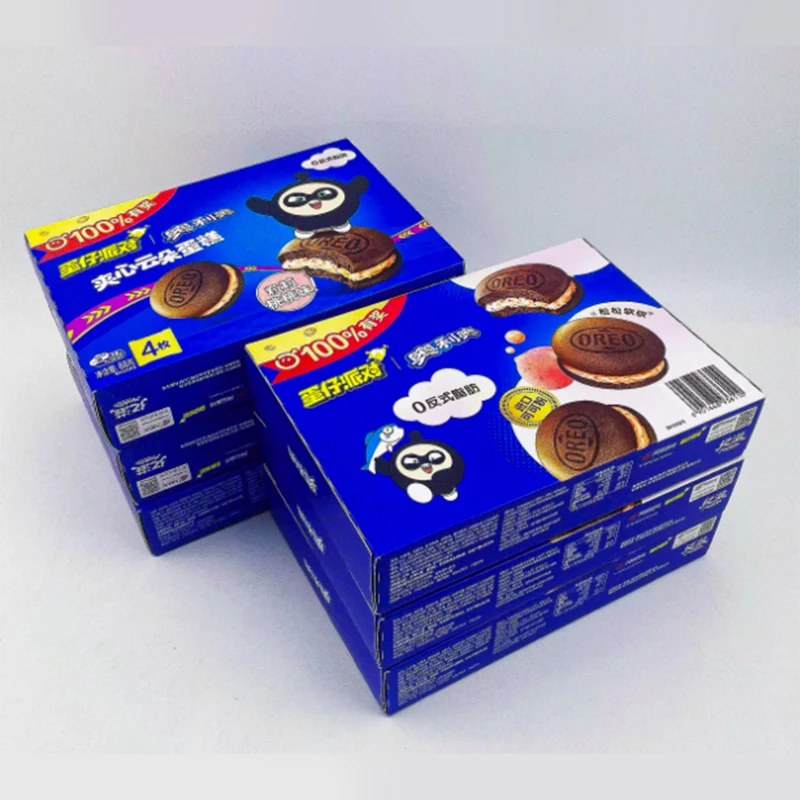 Best Selling Soft Cake Exotic Snacks Oreo Cloud Cake Peach Vanilla Strawberry Flavor Cake