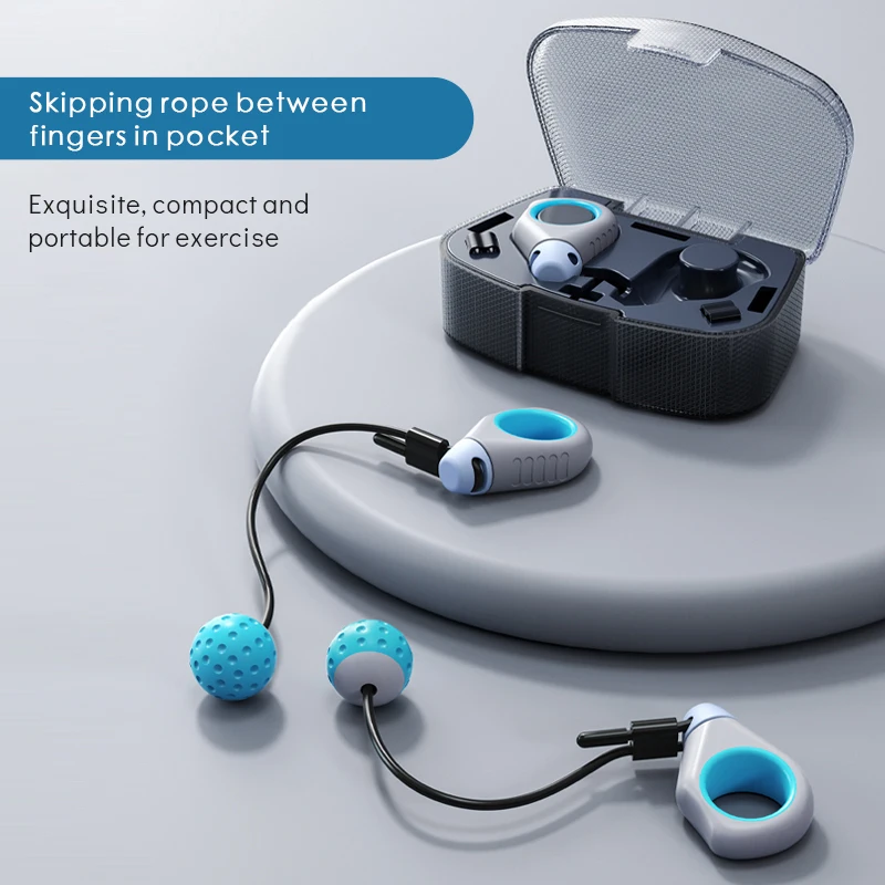 Custom logo Pvc Ropeless Exercise Fitness Skipping Rope Wholesale Wireless Pocket skipping jump rope For Fitness