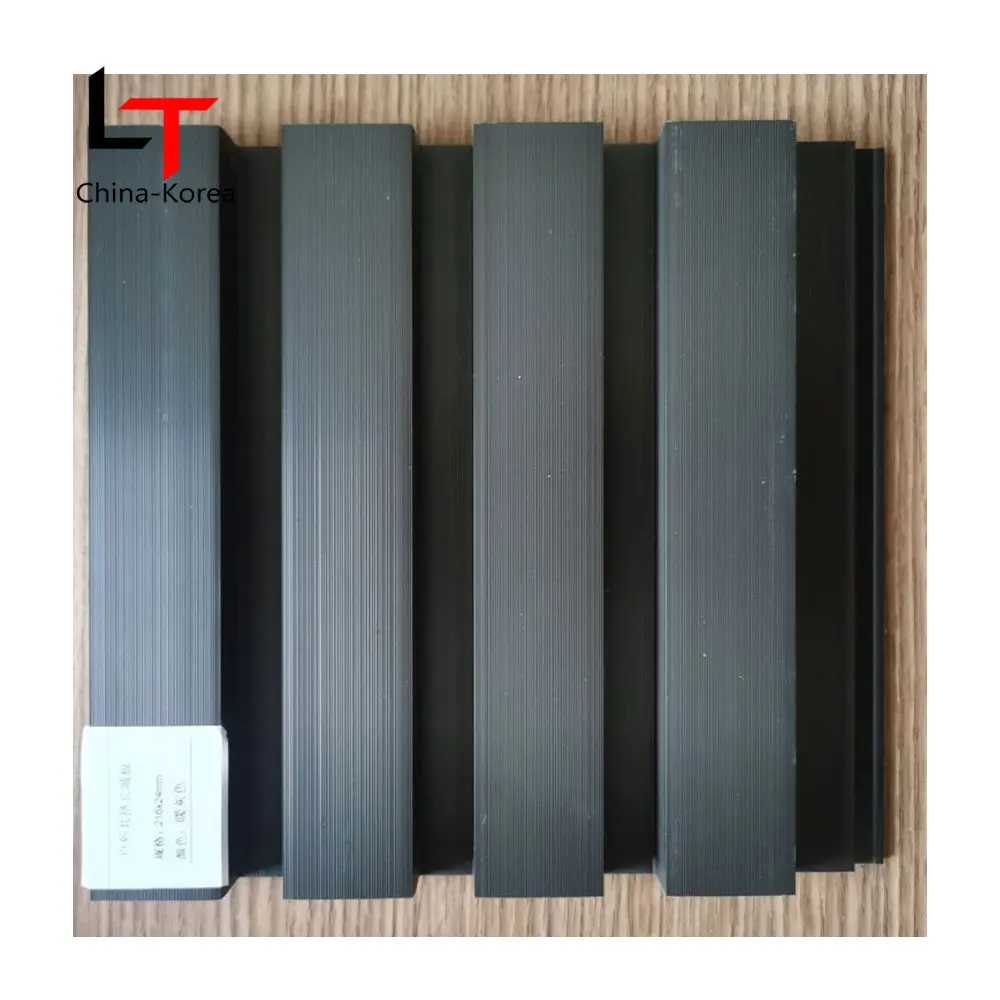 Lambrin de madera WPC Revestimiento Interior Revestimientos pared внутренняя панель ranurado стеновая