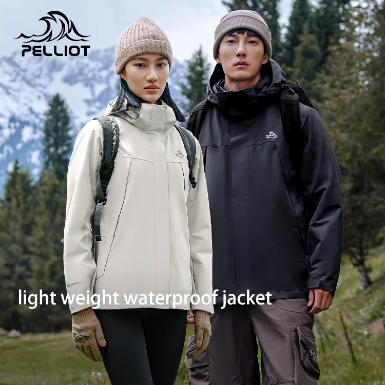Hard Shell Windbreaker Waterproof 3 in 1 fleece lined Standard Winter outdoor waterproof jacket