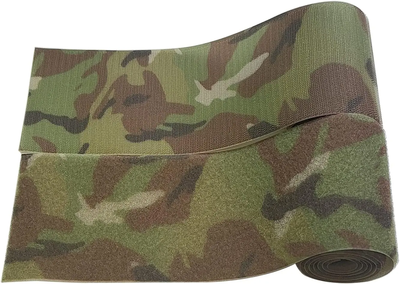 Camouflage Webbing Sew on Hook and Loop Tape Non-Adhesive Multicam Beige/Gray/Olive Drab Outdoor Clothes Backpack DIY