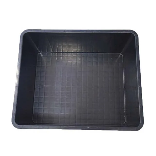 Industrial Design Heavy Duty Stackable ESD Containers Black Antistatic Big Plastic Storage Tool Box Electronic Component